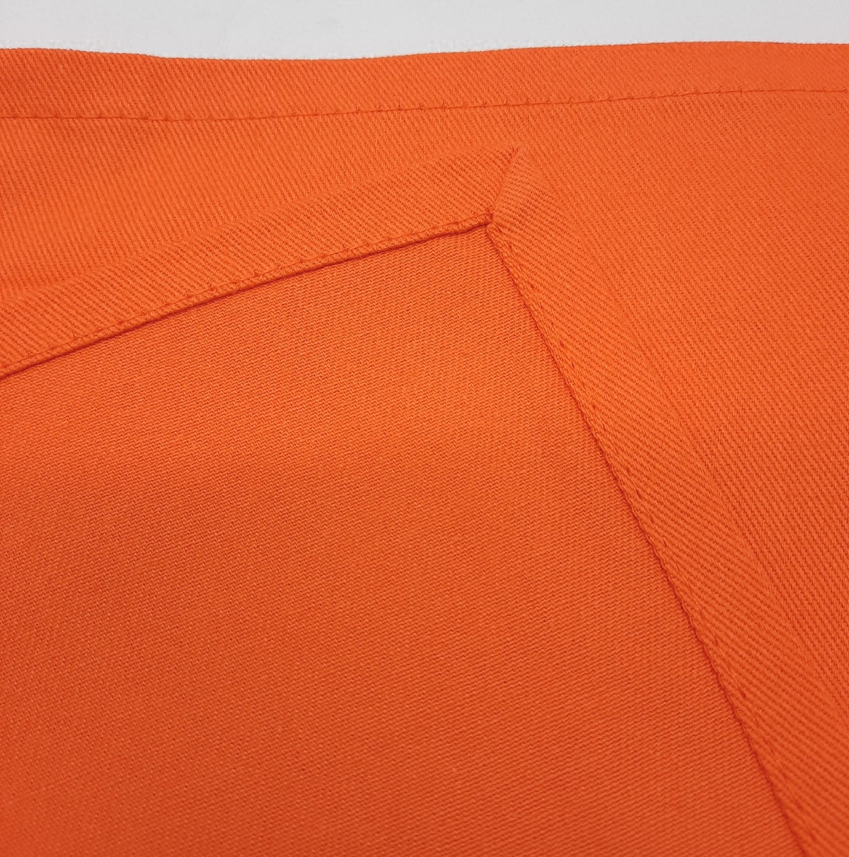 Sweet Needle Servietten 100 Prozent Baumwolle Ubergross 45 x 45 cm Orange schwerer Stoff