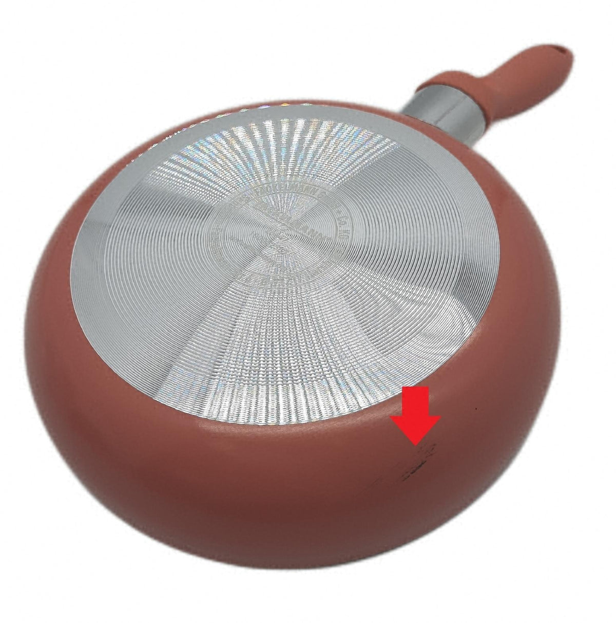 Fackelmann Mini Pfanne Ã14 cm aus recyceltem Aluminium keramisch-Delle