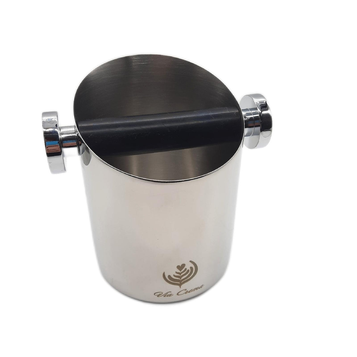 Motta Edelstahl Abschlagbehälter 11 cm passend für Hot Beverage Makers aus Edelstahl