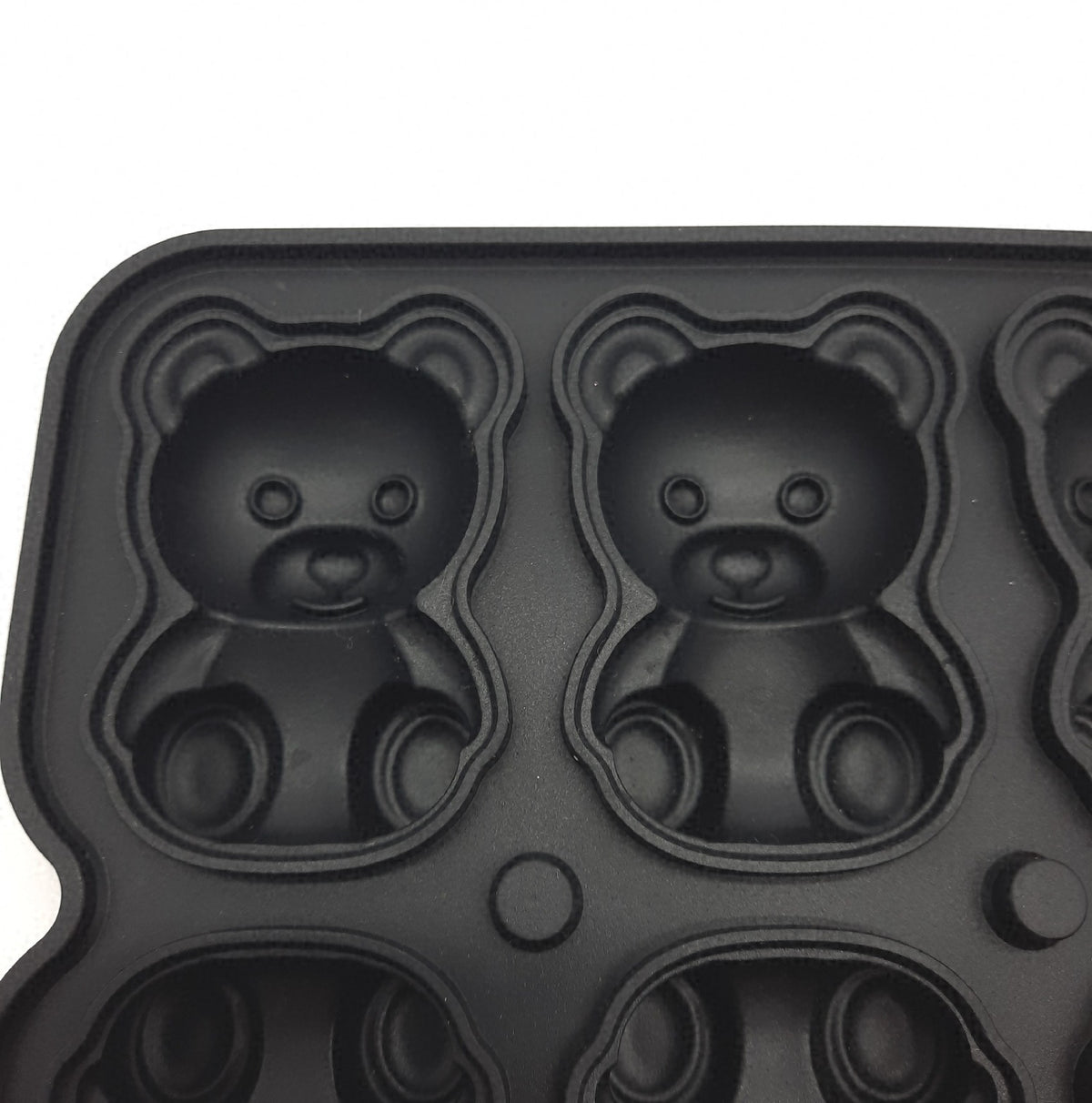 YXHZVON swürfelformeiner Bär Silikon Eiswürfelformer 3D Eiswürfelbehälter mit Deckel