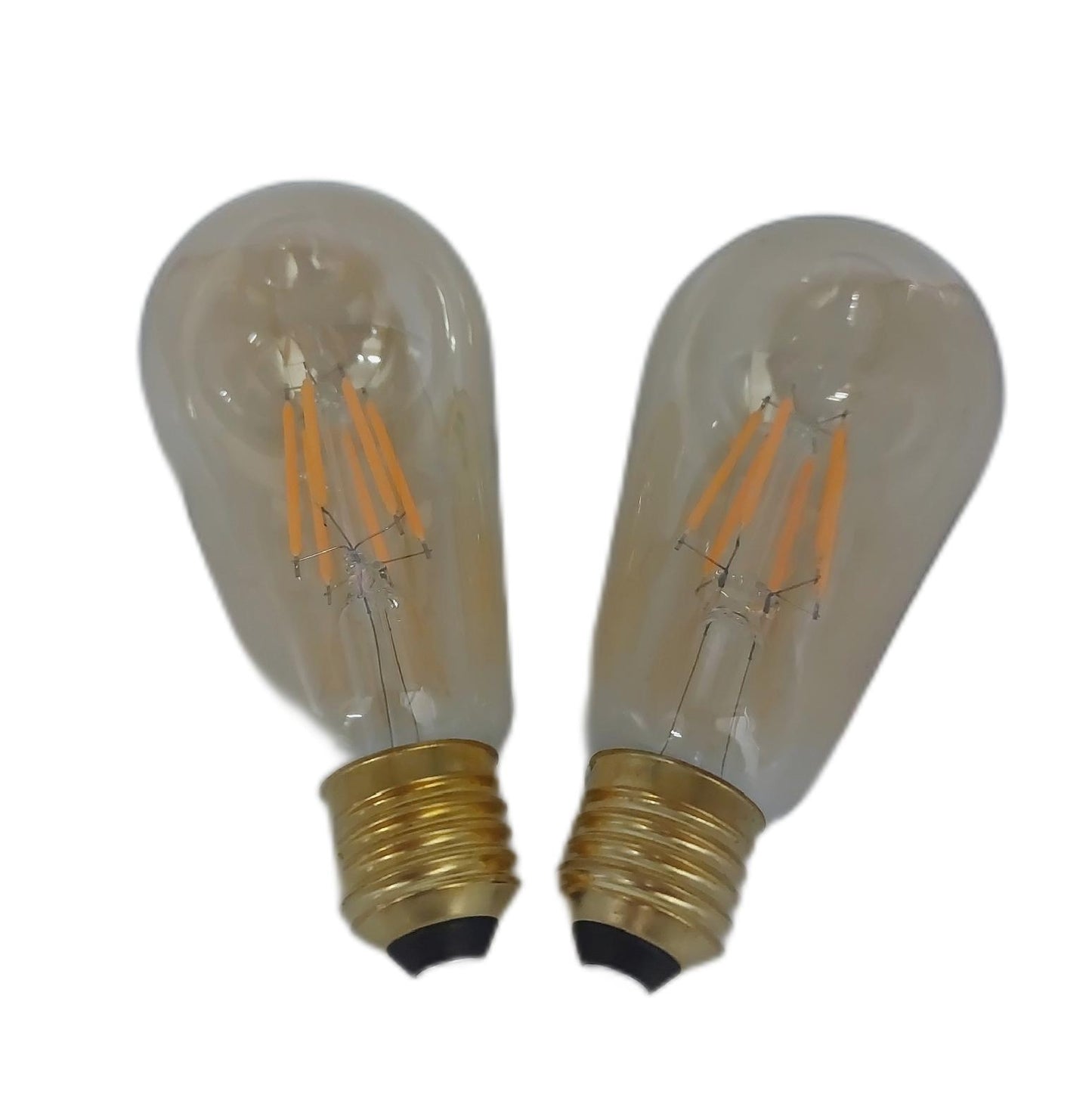 Liuyife Glühbirne Beleuchtung ST64 6W Vintage LED Entspricht 60W für warmes Licht