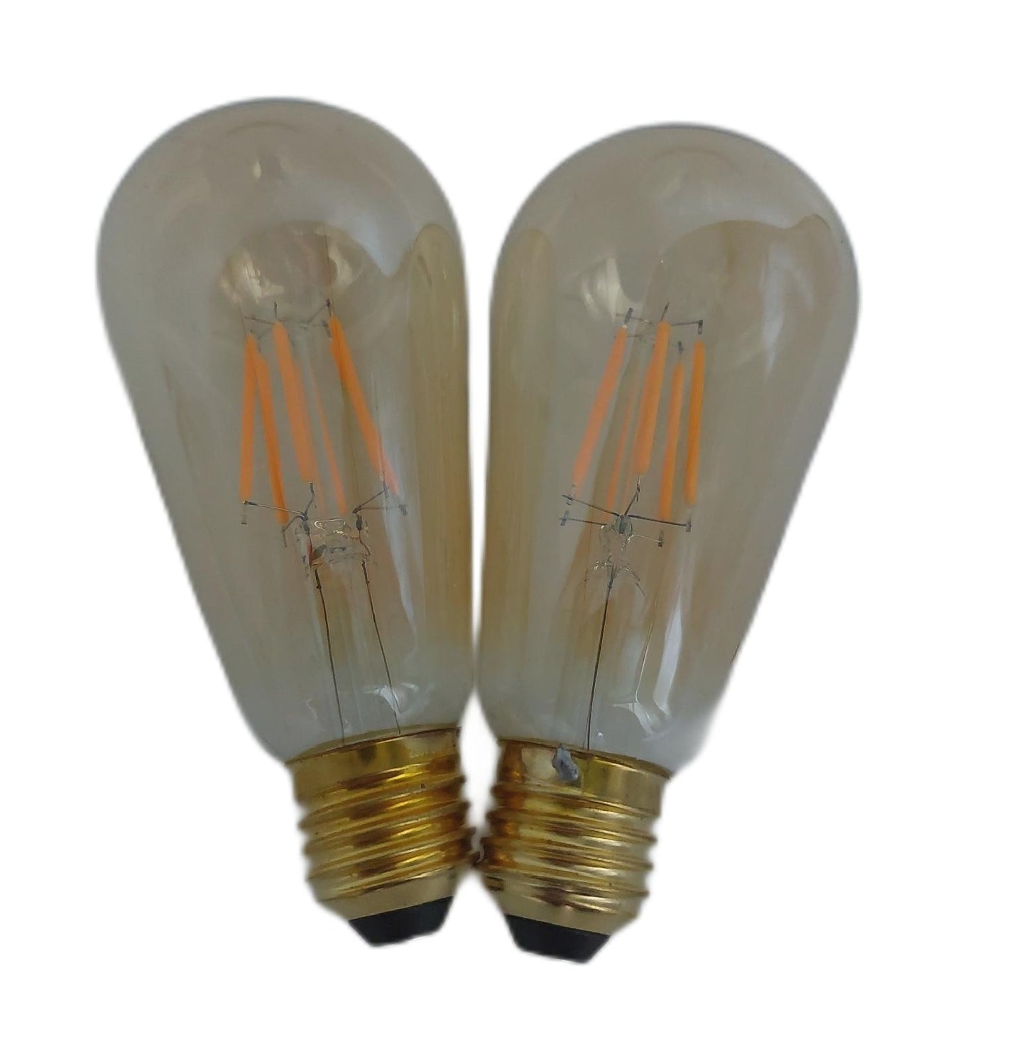 Liuyife Glühbirne Beleuchtung ST64 6W Vintage LED Entspricht 60W für warmes Licht