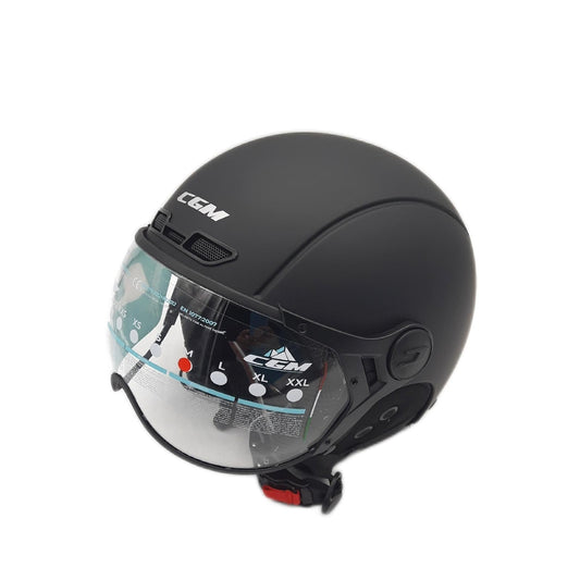 CGM Skihelm Schutzhelme EBI Unisex Schwarz Matt Größe M 57 58cm Snow Sport