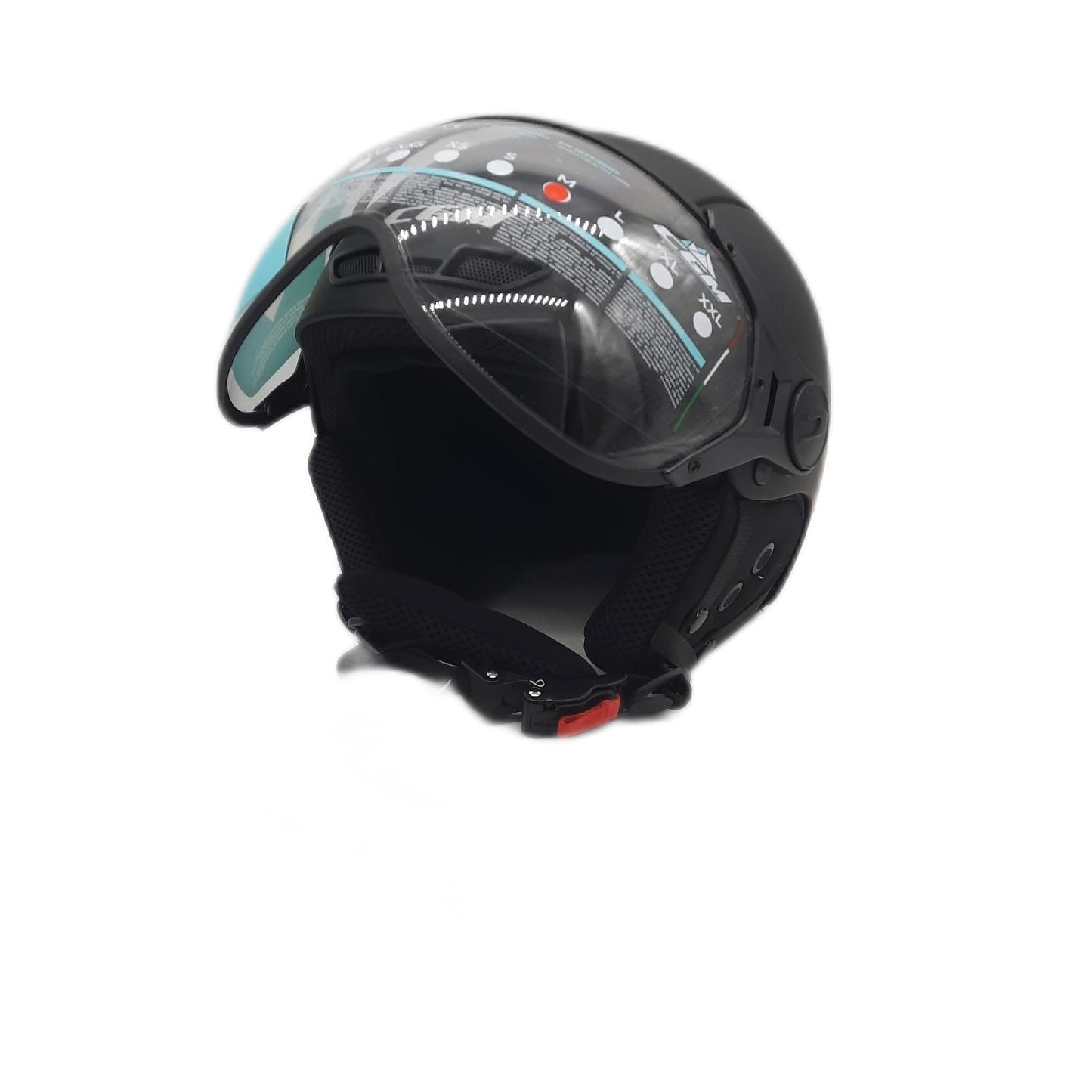 CGM Skihelm Schutzhelme EBI Unisex Schwarz Matt Größe M 57 58cm Snow Sport