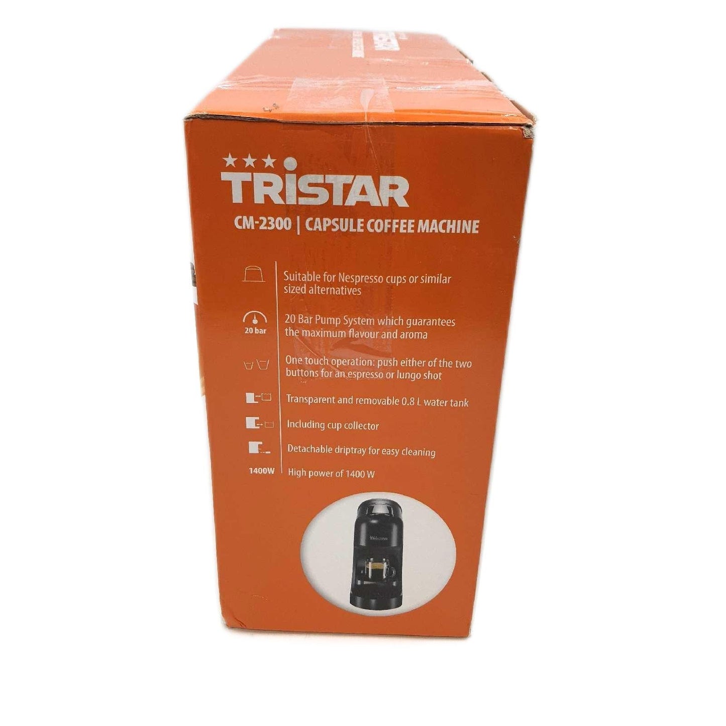 Tristar Kapselkaffeemaschine Haushaltsgeräte kompatibel Nespresso Kapseln