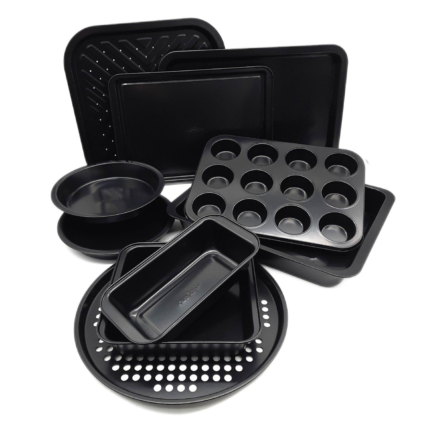 Nutrichef Backform Set Küchenzubehör Antihaftbeschichtet Springform langlebig vielseitig BPA
