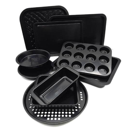 Nutrichef Backform Set Küchenzubehör Antihaftbeschichtet Springform langlebig vielseitig BPA