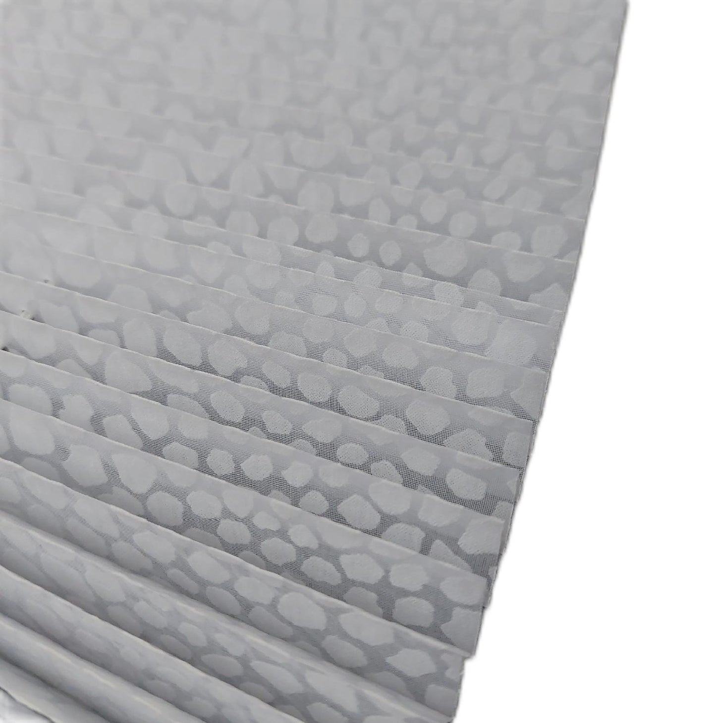 Khome Klemmfix Plissee Gardinen Pisa Ausbrenner Weiß 50 x 130 cm Sichtschutz Fensterdekoration