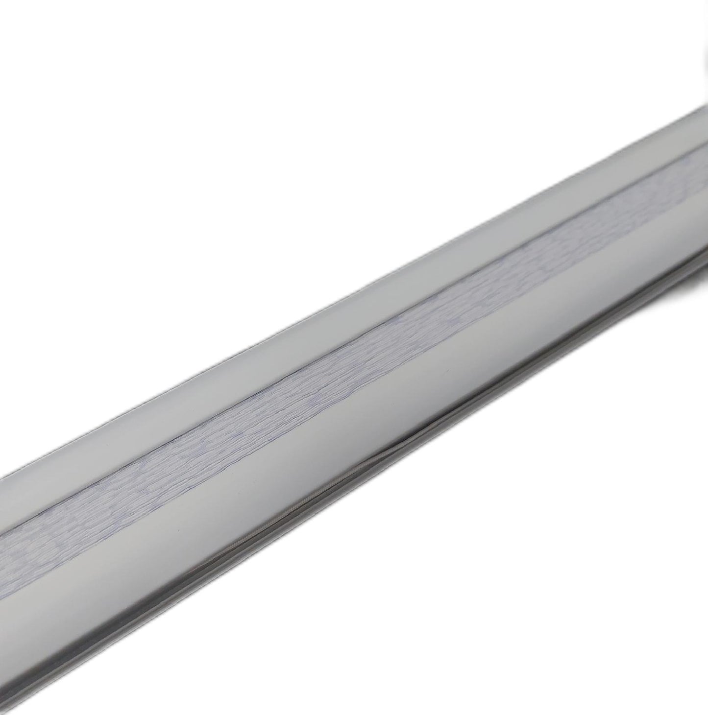 Khome Klemmfix Plissee Gardinen Pisa Ausbrenner Weiß 50 x 130 cm Sichtschutz Fensterdekoration