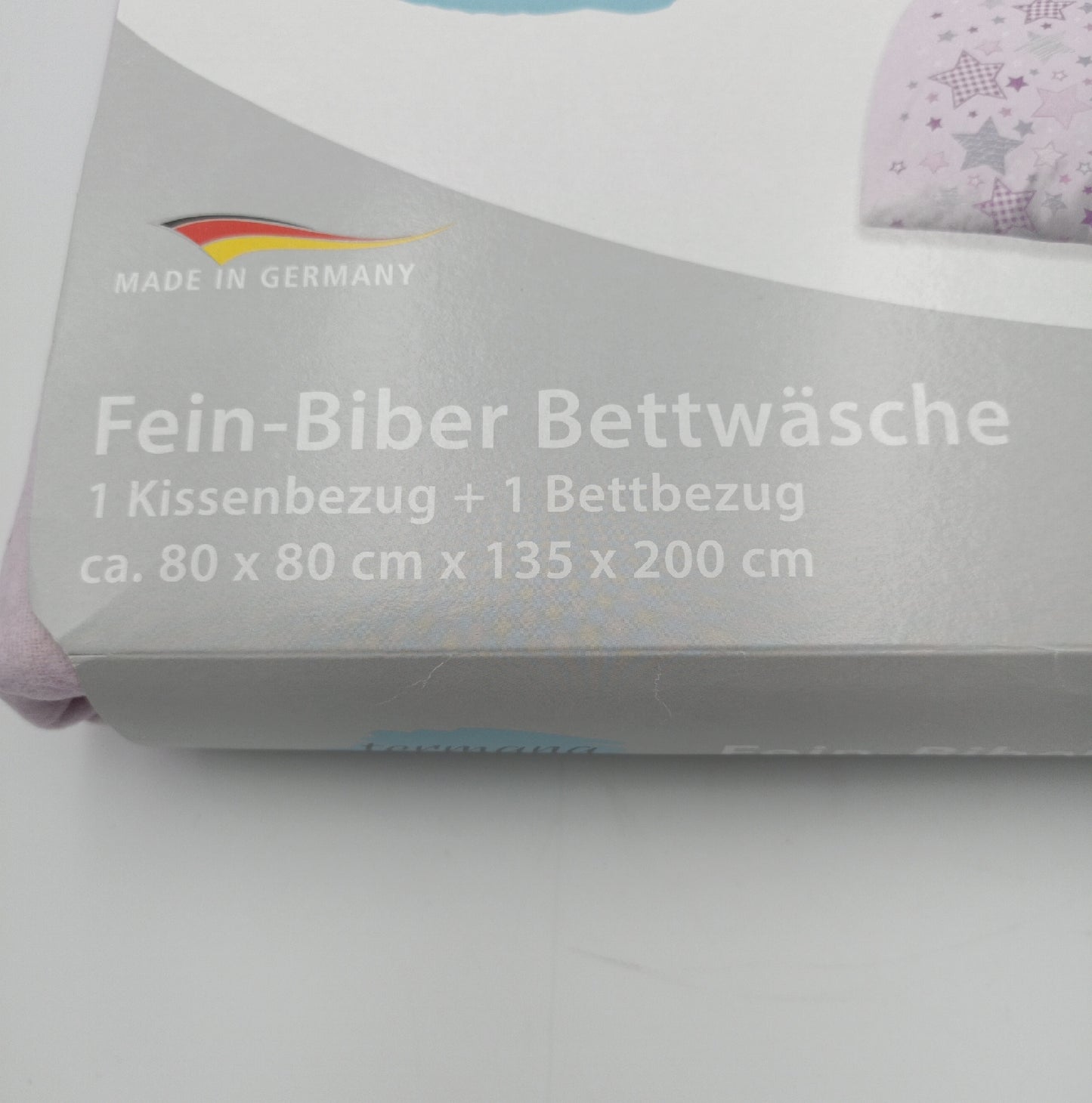 Bettwäsche Set Kinder Bettwäsche Textilien 135x200 Baumwolle Rosa Sterne Schlafkomfort