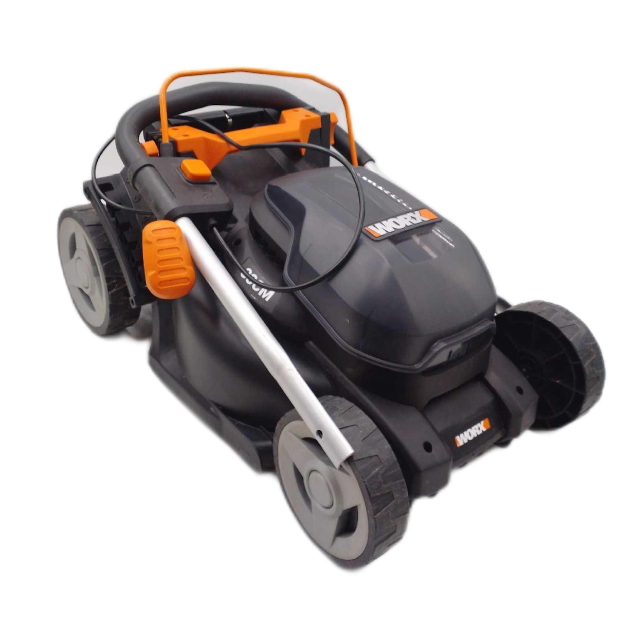 WORX WG733E Akku Rasenmaeher 20V 33cm Schnittbre