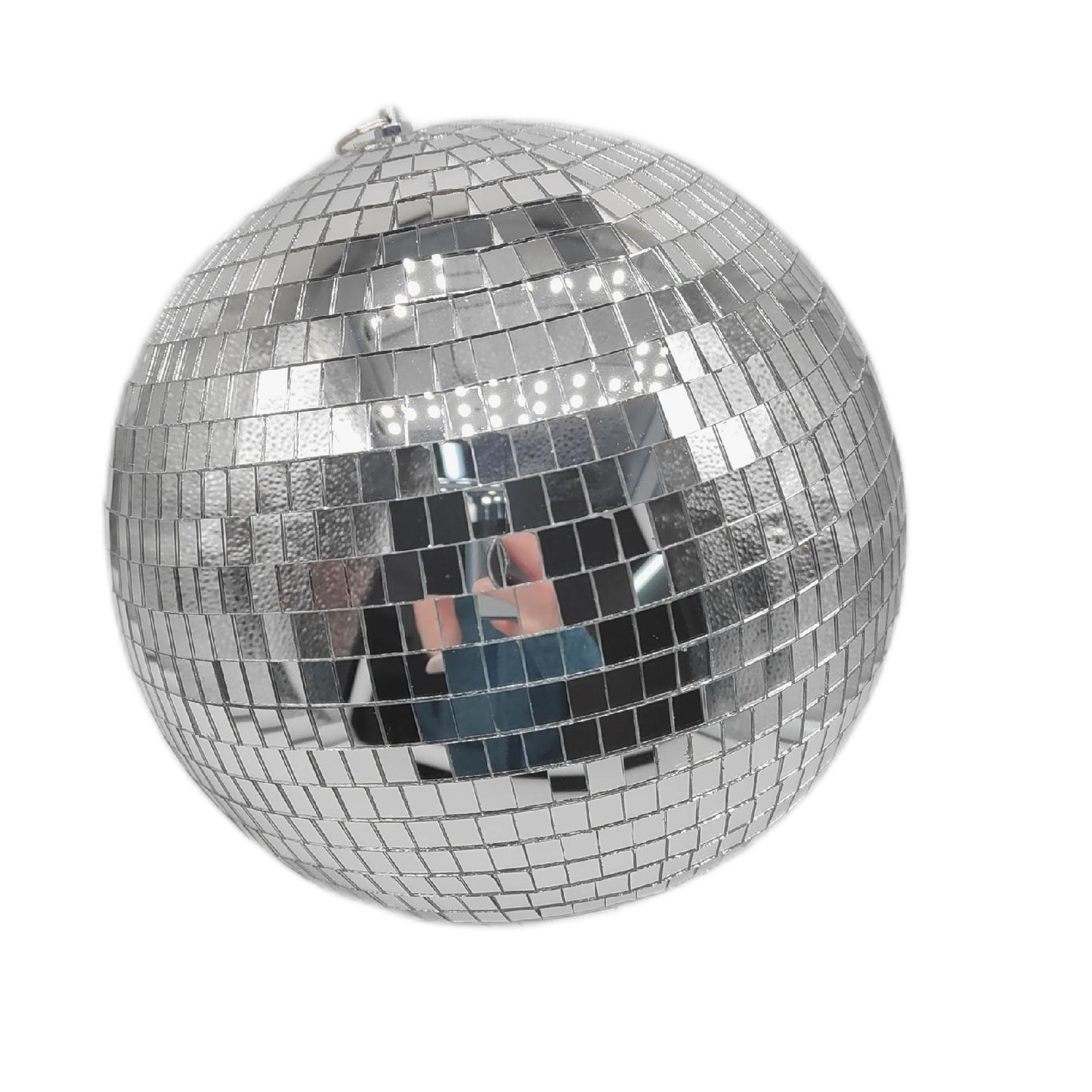 Relaxdays Discokugel Party Deko große Spiegelkugel zum Aufhängen Decke Glamour