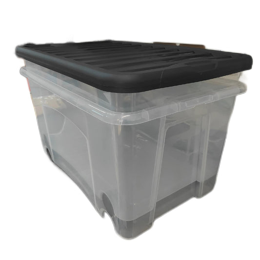 Sundis Ventilo Aufbewahrungsbox mit Raedern 2er Set schwarzer