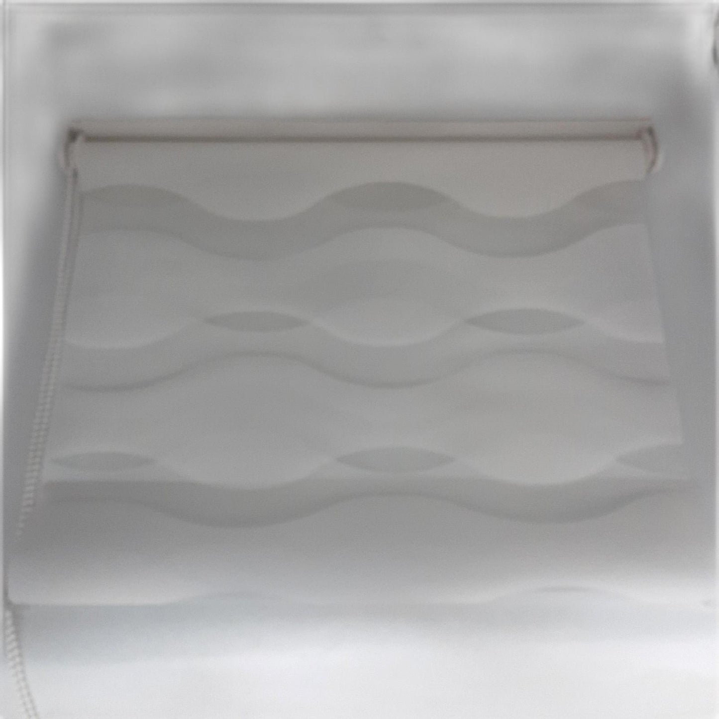Sekey Doppelrollo Fenster Sonnenschutz Klemmfix ohne Bohren Wellen 60 cm leicht anzubringen