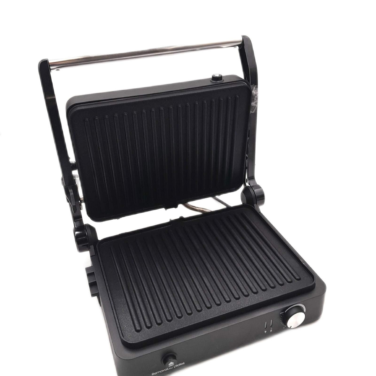 Ariete 1934 MetalGrill 3in1  Elektrogrill für gemischtes Grillen  2000 W  3 Kochmodi  Antihaft-Platten  Silber/Schwarz