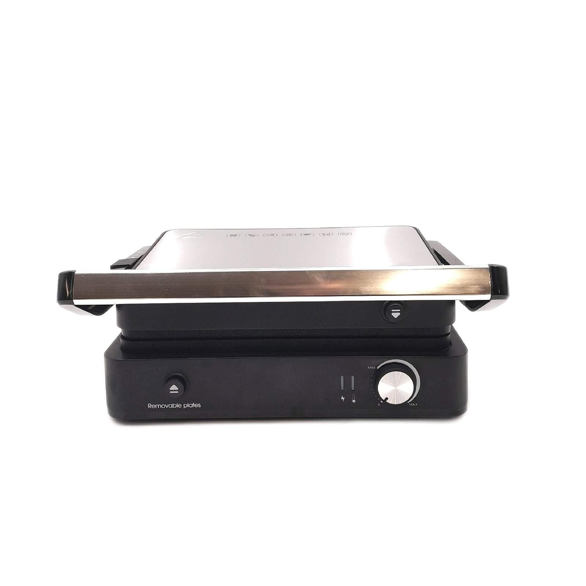 Ariete 1934 MetalGrill 3in1  Elektrogrill für gemischtes Grillen  2000 W  3 Kochmodi  Antihaft-Platten  Silber/Schwarz