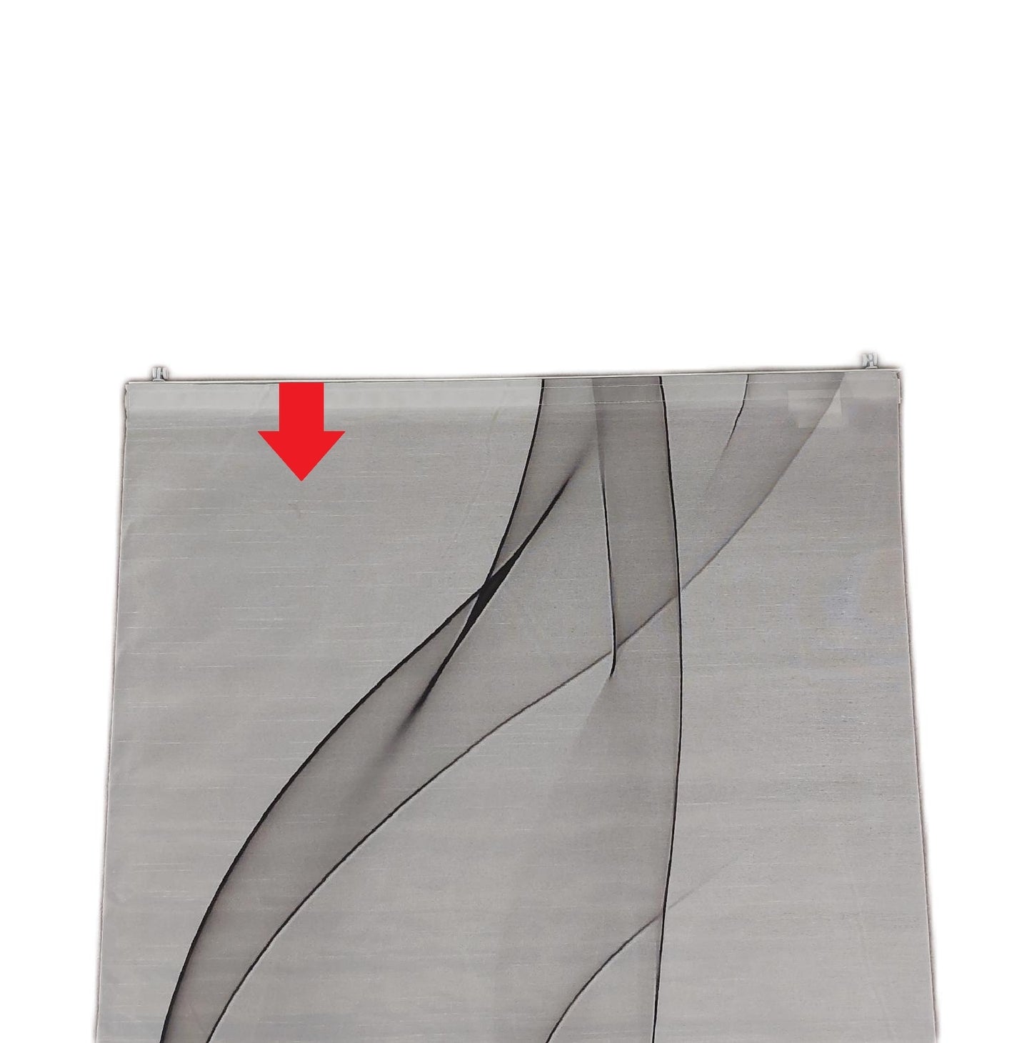 Home fashion Schiebevorhang Vorhänge Edmonton Polyester Grau 245x60 cm stilvoll modern