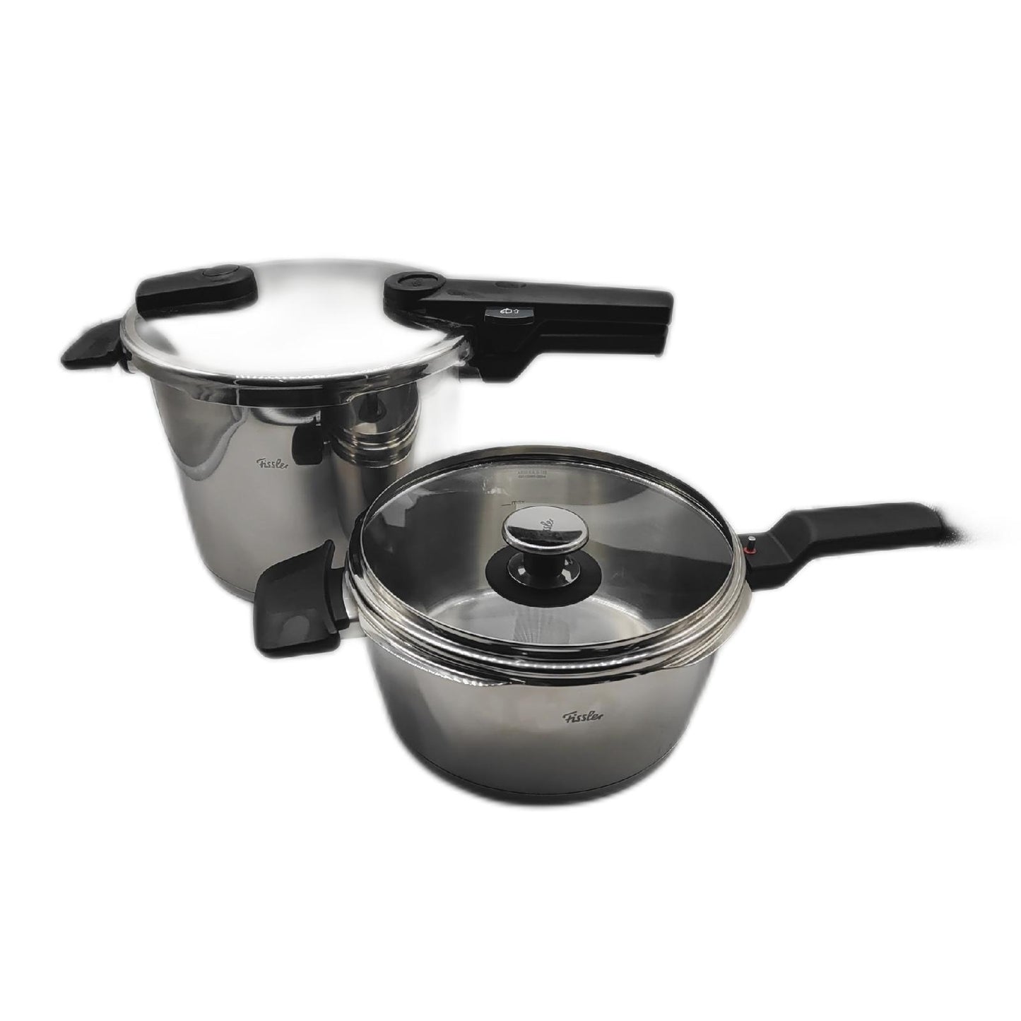 Fissler Schnellkochtopf Kochgeschirr Vitaquick Premium Set 2 teilig Praktisch Funktional