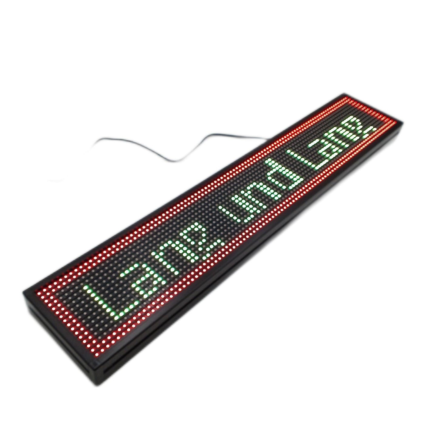 WLAN Steuerbare LED Schild Leuchtreklame 99cm x 19cm Mehrfar