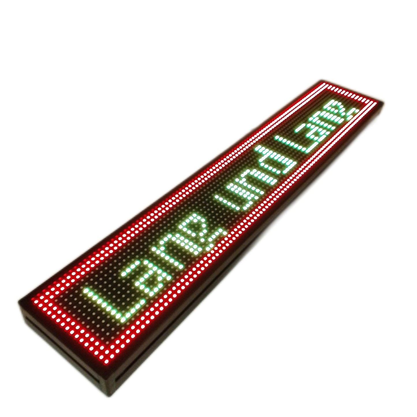 WLAN Steuerbare LED Schild Leuchtreklame 99cm x 19cm Mehrfar