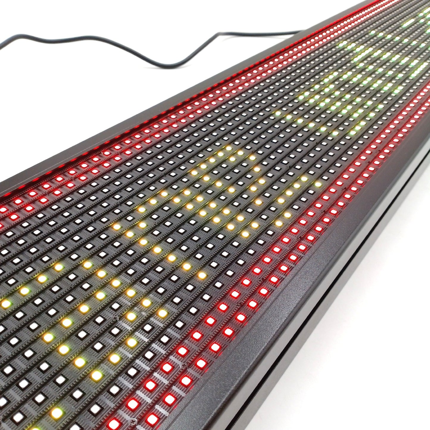 WLAN Steuerbare LED Schild Leuchtreklame 99cm x 19cm Mehrfar