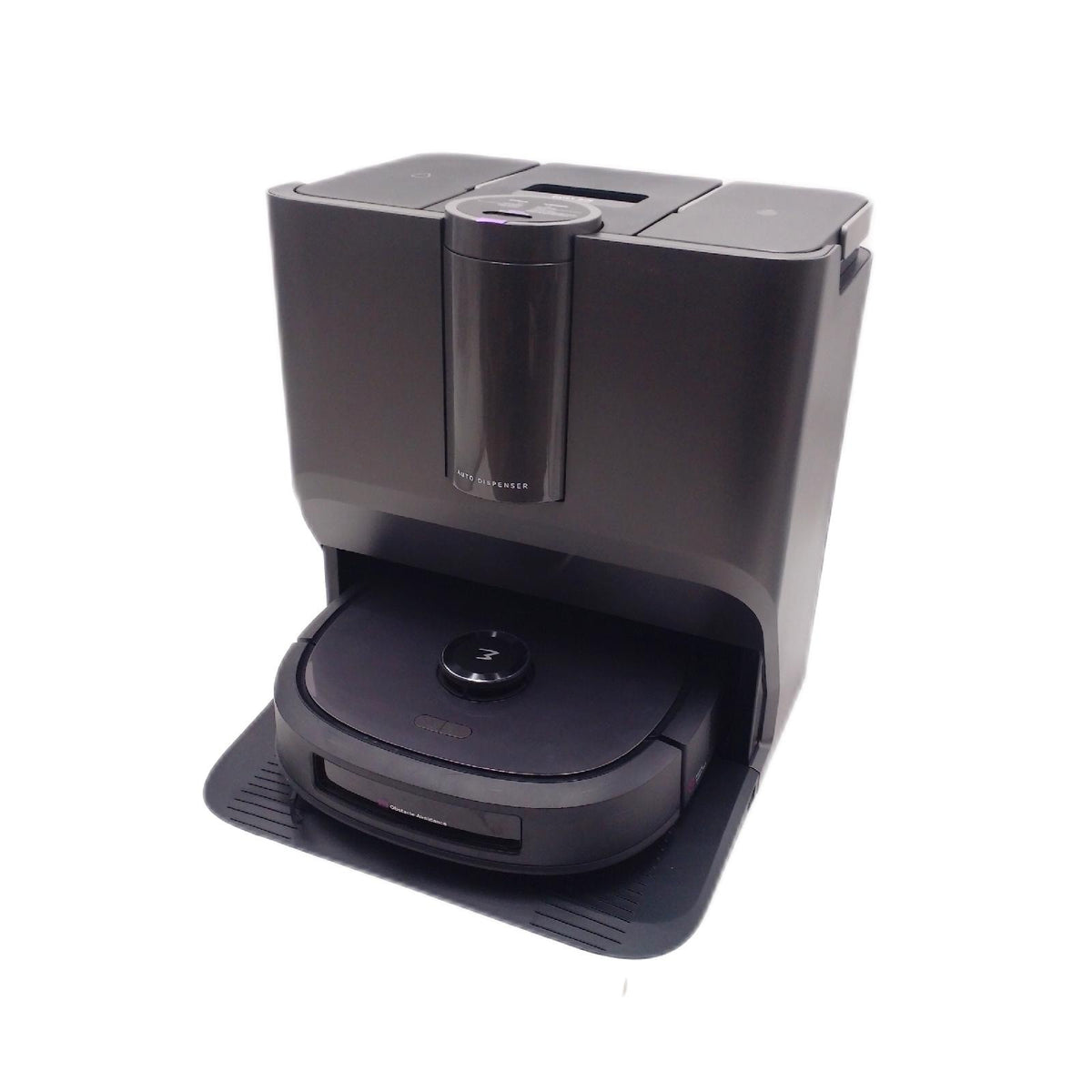 EUREKA J20 DE Saug- &Wischroboter + All-in-One-Station Always Clean Mopp  KI-3D-Hindernisvermeidung  intelligente Haustierumgehung  8000Pa  Auto Teppicherkennung  App- & Sprachsteuerung schwarz