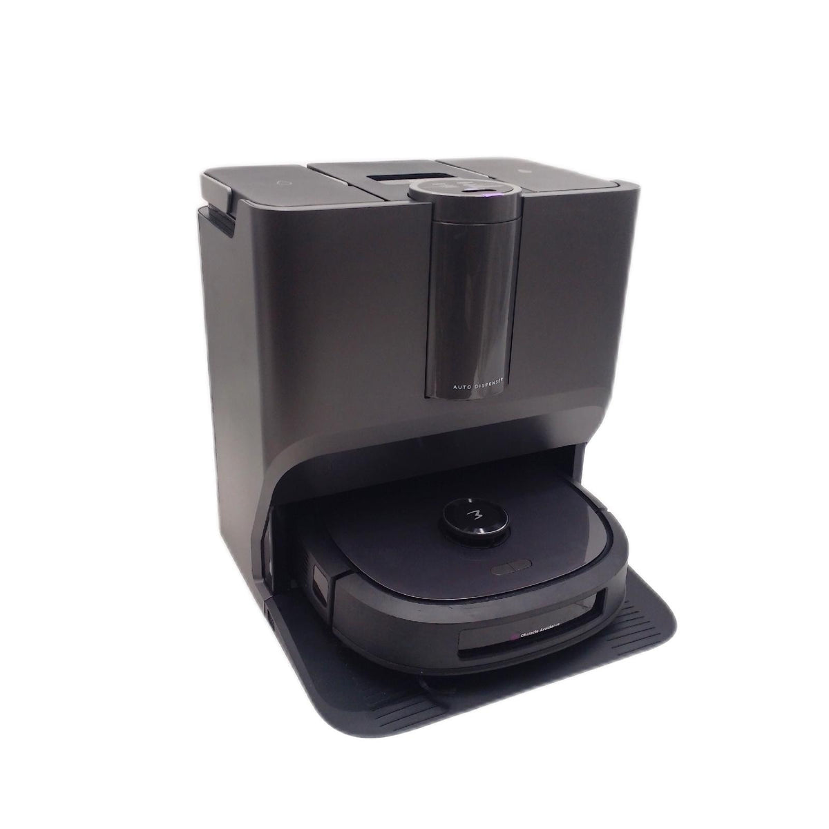 EUREKA J20 DE Saug- &Wischroboter + All-in-One-Station Always Clean Mopp  KI-3D-Hindernisvermeidung  intelligente Haustierumgehung  8000Pa  Auto Teppicherkennung  App- & Sprachsteuerung schwarz