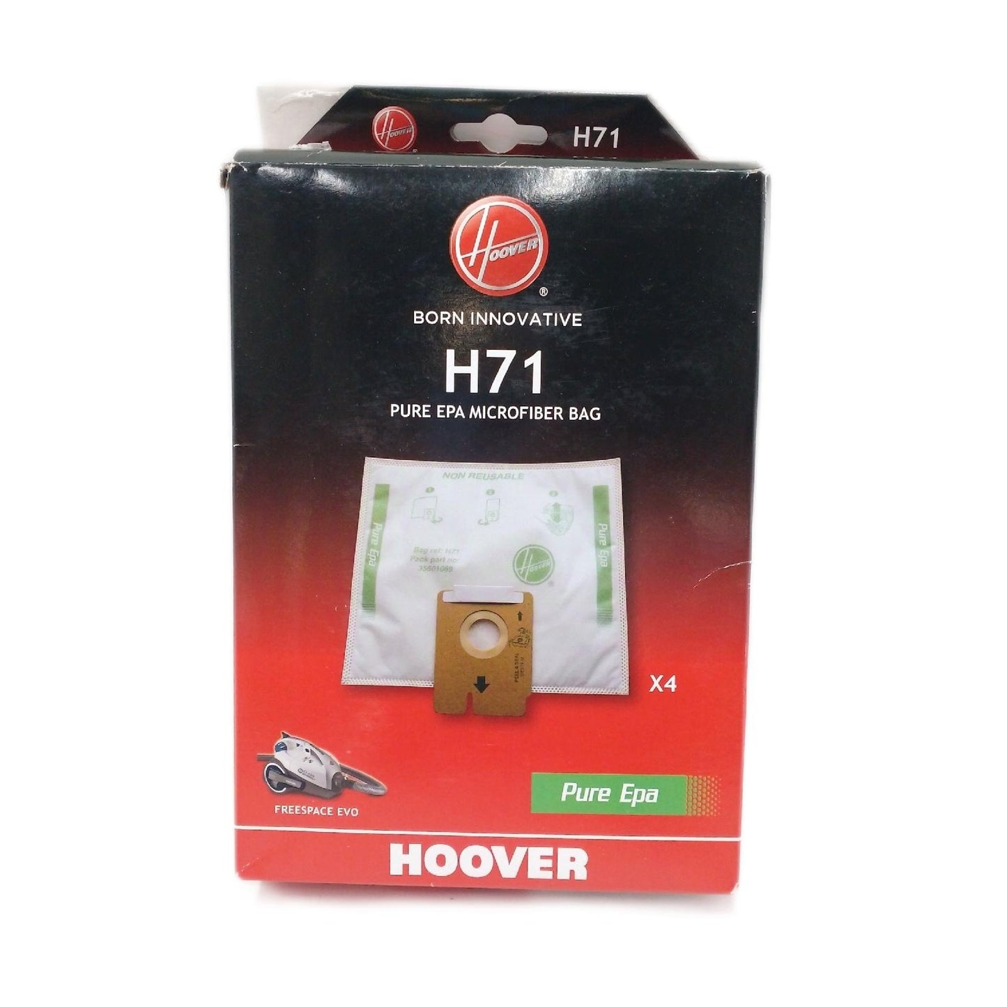Hoover Staubsaugerbeutel Reinigung Zubehör H71 Mikrofaser Pure EPA kompatibel für Hoover