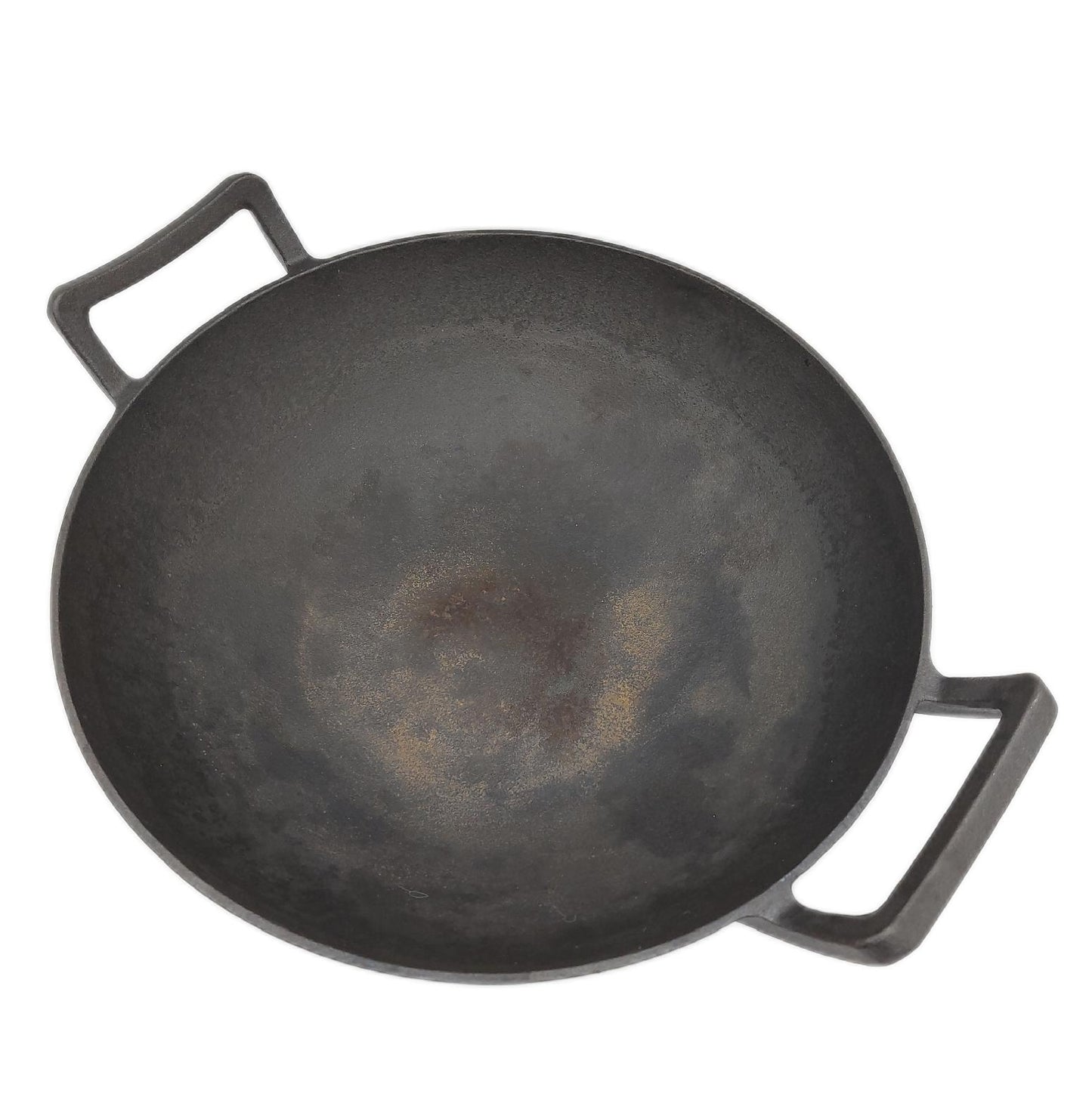 NutriChef Wok Pfanne Kochgeschirr 55 Liter Herd und Holzdeckel Aromatisch vielseitig kräftig