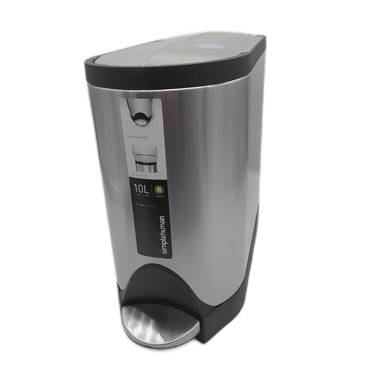 simplehuman CW1899 10 Liter schmetterling Treteimer kleiner Mülleimer Bad Trash