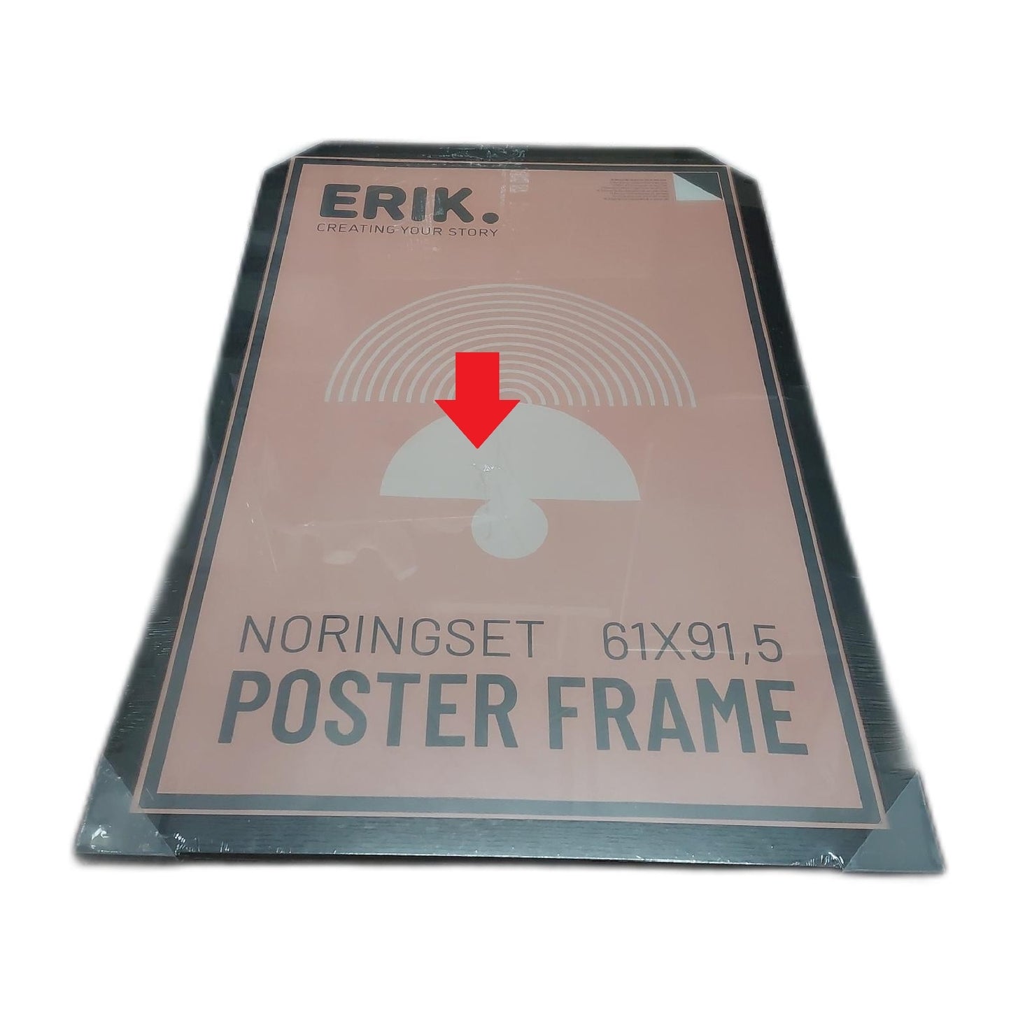 Grupo Erik Rahmen Poster 61x91,5 Schwarz Holz MDF Rahmen Posterrahmen - DEFEKT
