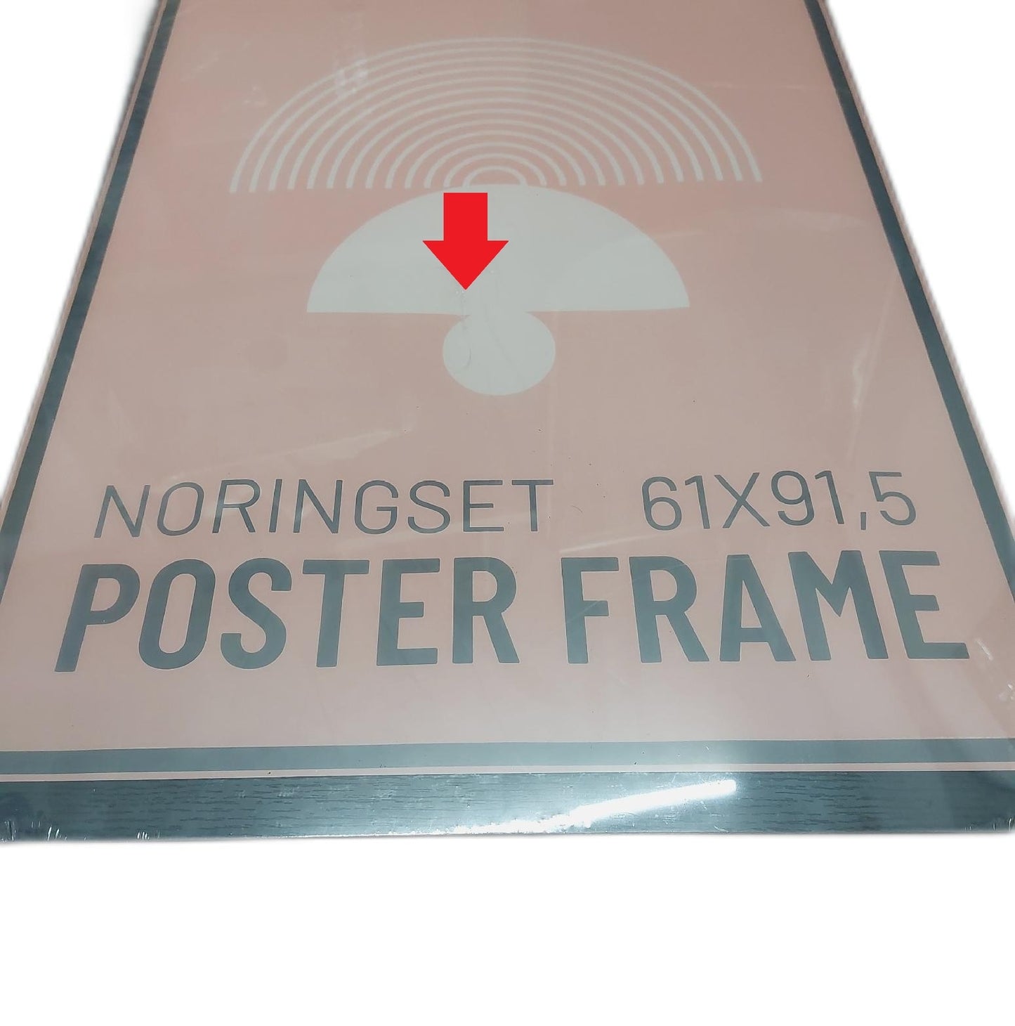 Grupo Erik Rahmen Poster 61x91,5 Schwarz Holz MDF Rahmen Posterrahmen - DEFEKT