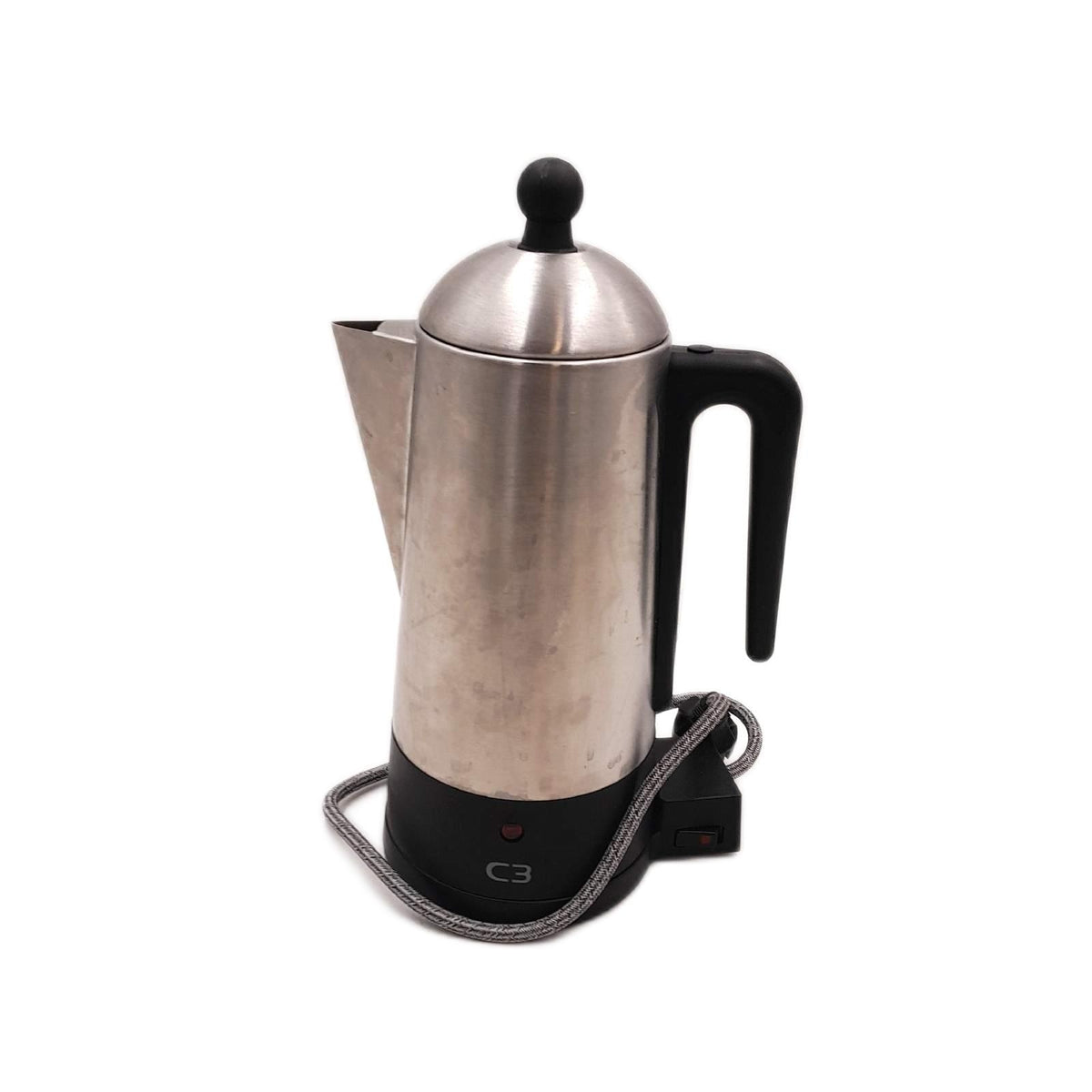 C3 30 32000 Design Kaffeemaschine 4 12 Tassen aus Edelstahl