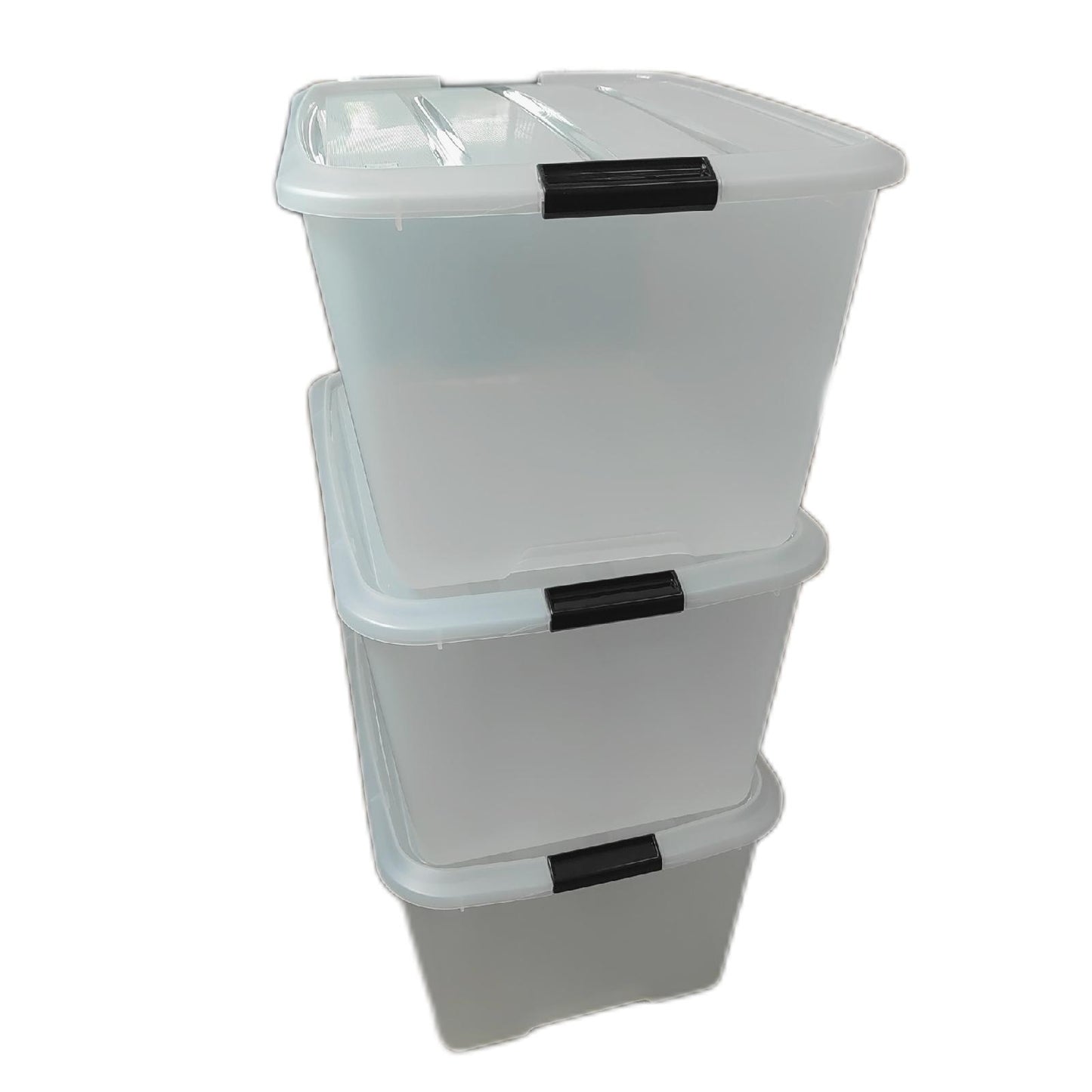 Iris Ohyama Aufbewahrungsboxen Haushalt 3er Set 45 Liter praktisch