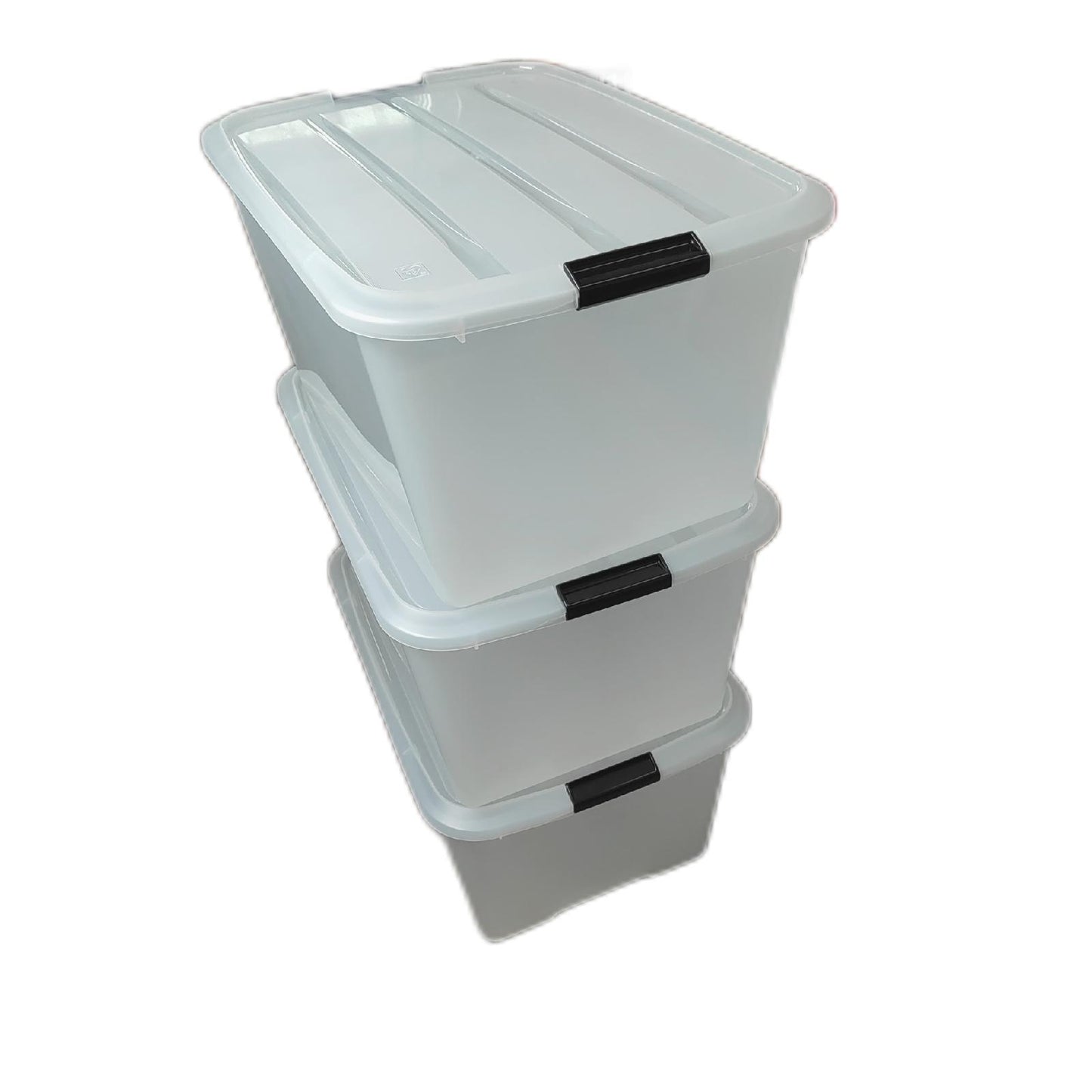 Iris Ohyama Aufbewahrungsboxen Haushalt 3er Set 45 Liter praktisch