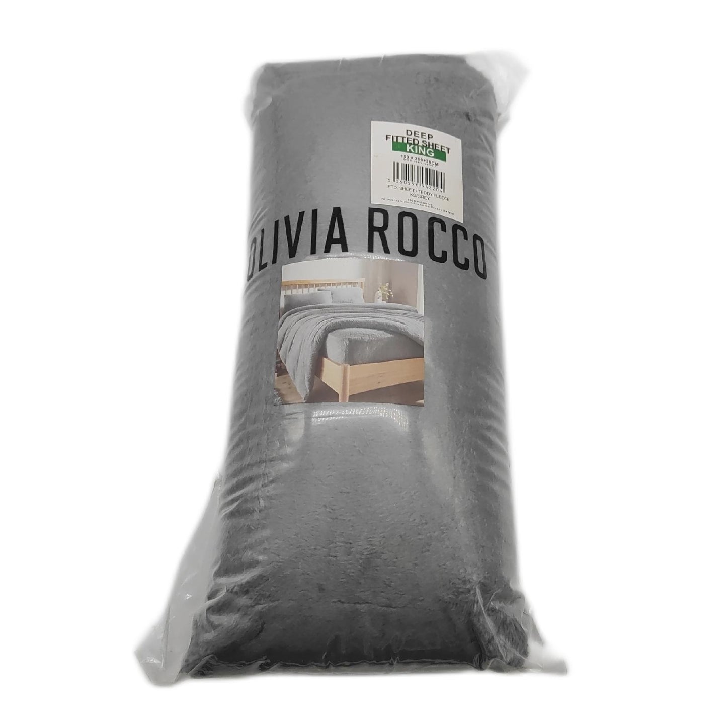 Olivia Rocco Spannbetttuch Bettwäsche Teddy Extra tief Flauschig Warm Gemütlich