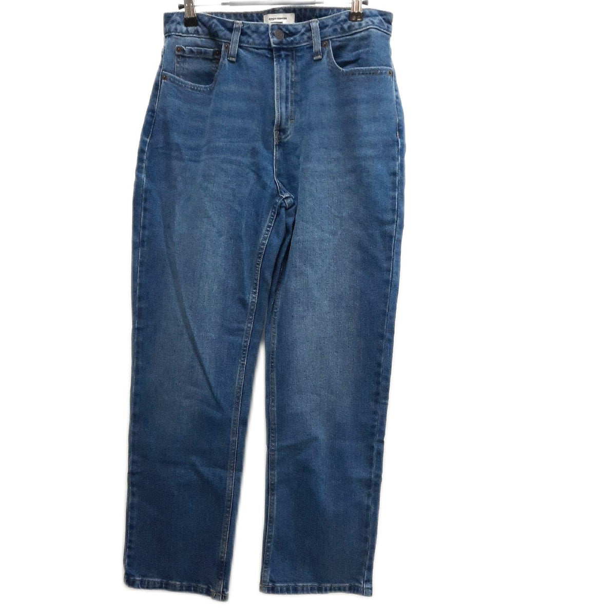 Amazon Essentials Damen Jeans High Rise Straight Leg Medium Blue Gr 38 40 Kurz