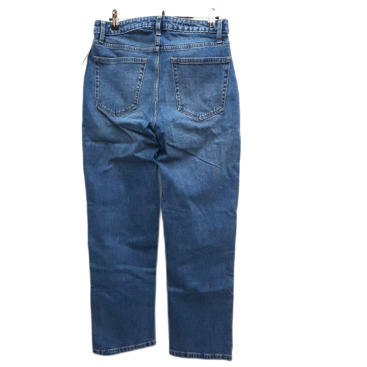 Amazon Essentials Damen Jeans High Rise Straight Leg Medium Blue Gr 38 40 Kurz
