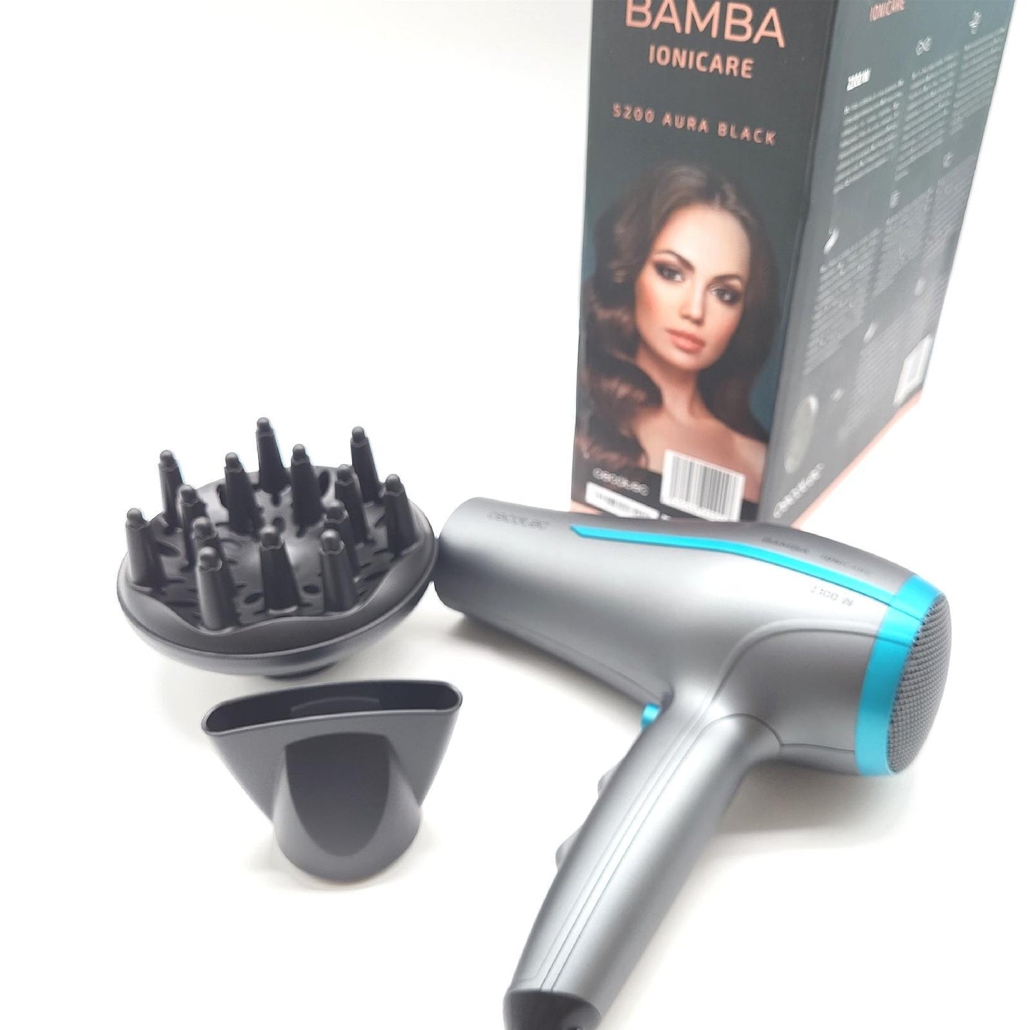 Cecotec Bamba IoniCare IoniCare 5200 Aura Black Ionic Hair Dryer. 2300W Haar Haar