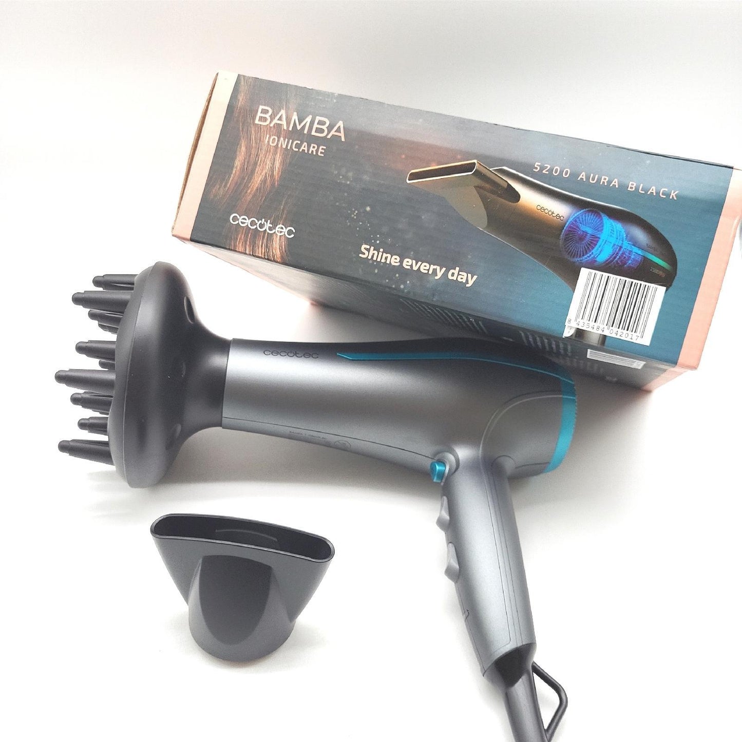 Cecotec Bamba IoniCare IoniCare 5200 Aura Black Ionic Hair Dryer. 2300W Haar Haar