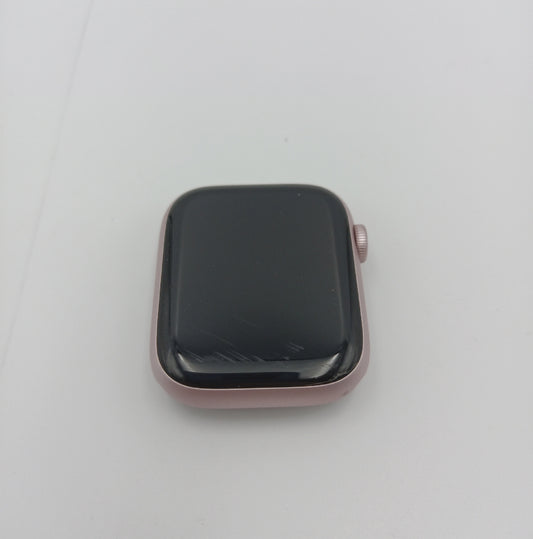 Apple Watch Series 9 GPS 45 mm Aluminium Rosa Account gesperrt Display ok Gebrauchsspuren