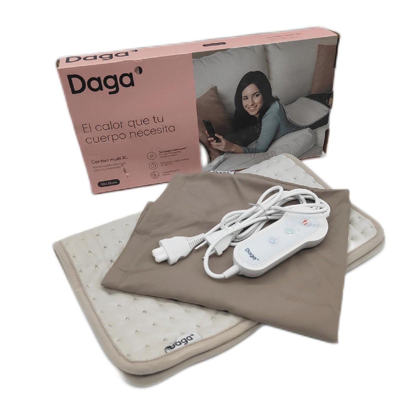 DAGA Heizdecke Haushaltsgeräte Thermal Comfort Pad XL Intellisense Technologie Komfort Wärme