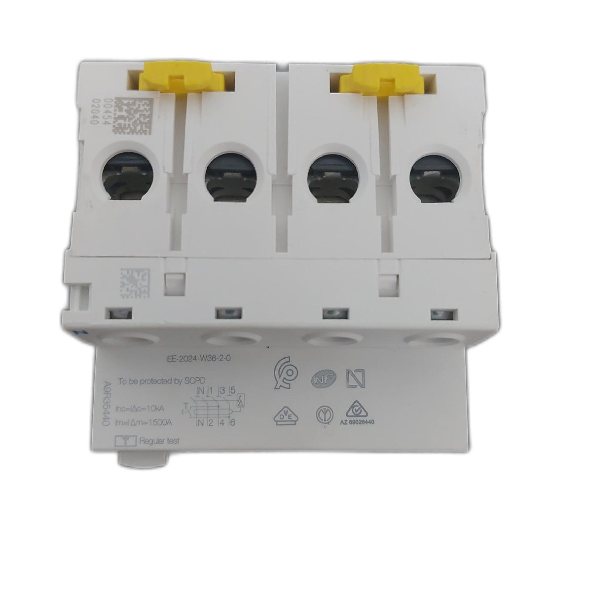 Schneider Electric A9R35440 Fehlerstromschutzschalter Teil ausgebrochen Defekt