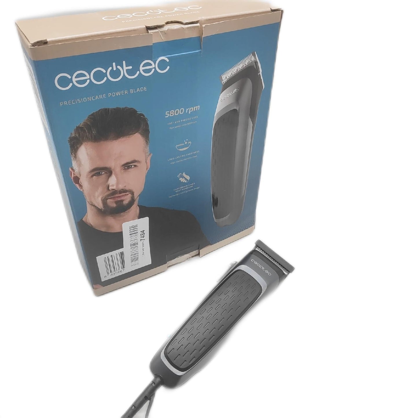Cecotec Haarschneider Haarpflege PrecisionCare Power Klinge leistungsstark langlebig präz
