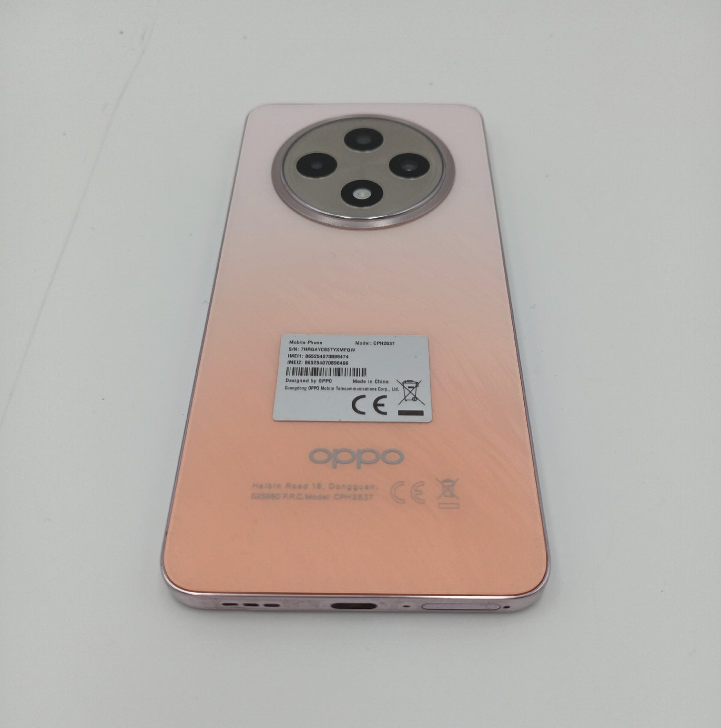 OPPO R o12F 5G Smartphone KI 16 GB 8 GB + 8 GB 256 GB 25D-AMOLED - Defekt