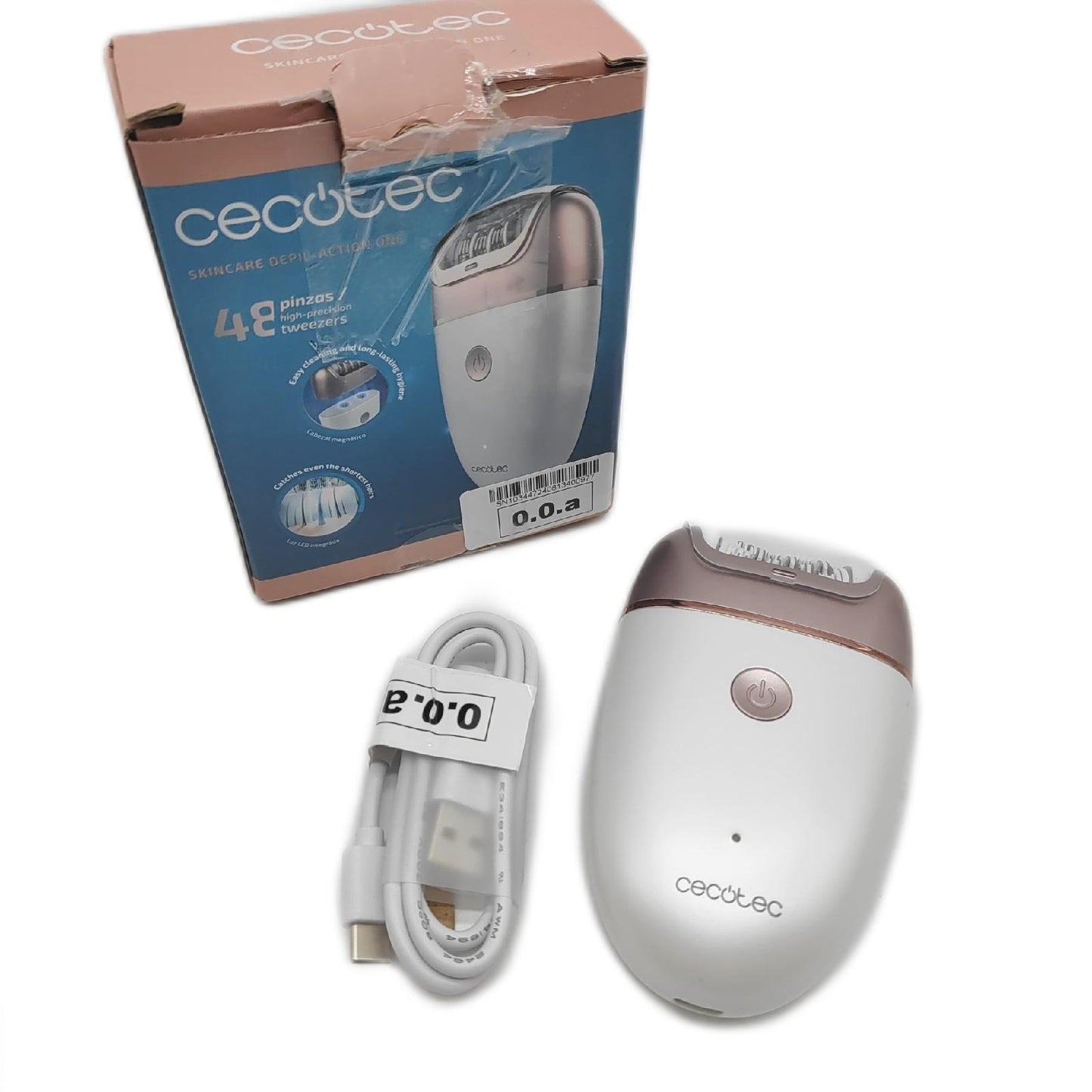 Cecotec Elektrischer Epilierer Damenpflege SkinCare Depil Action One Haarentfernung