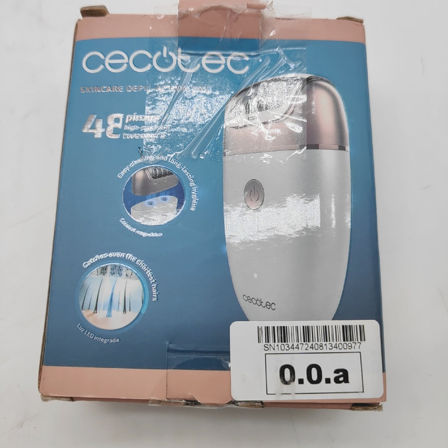 Cecotec Elektrischer Epilierer Damenpflege SkinCare Depil Action One Haarentfernung