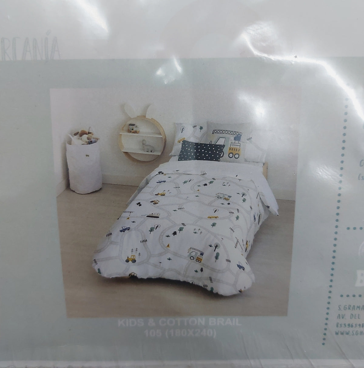 Brail Kids Bettdecke Bettwaren Blanco Baumwolle 175 Fädige Flauschig Kus