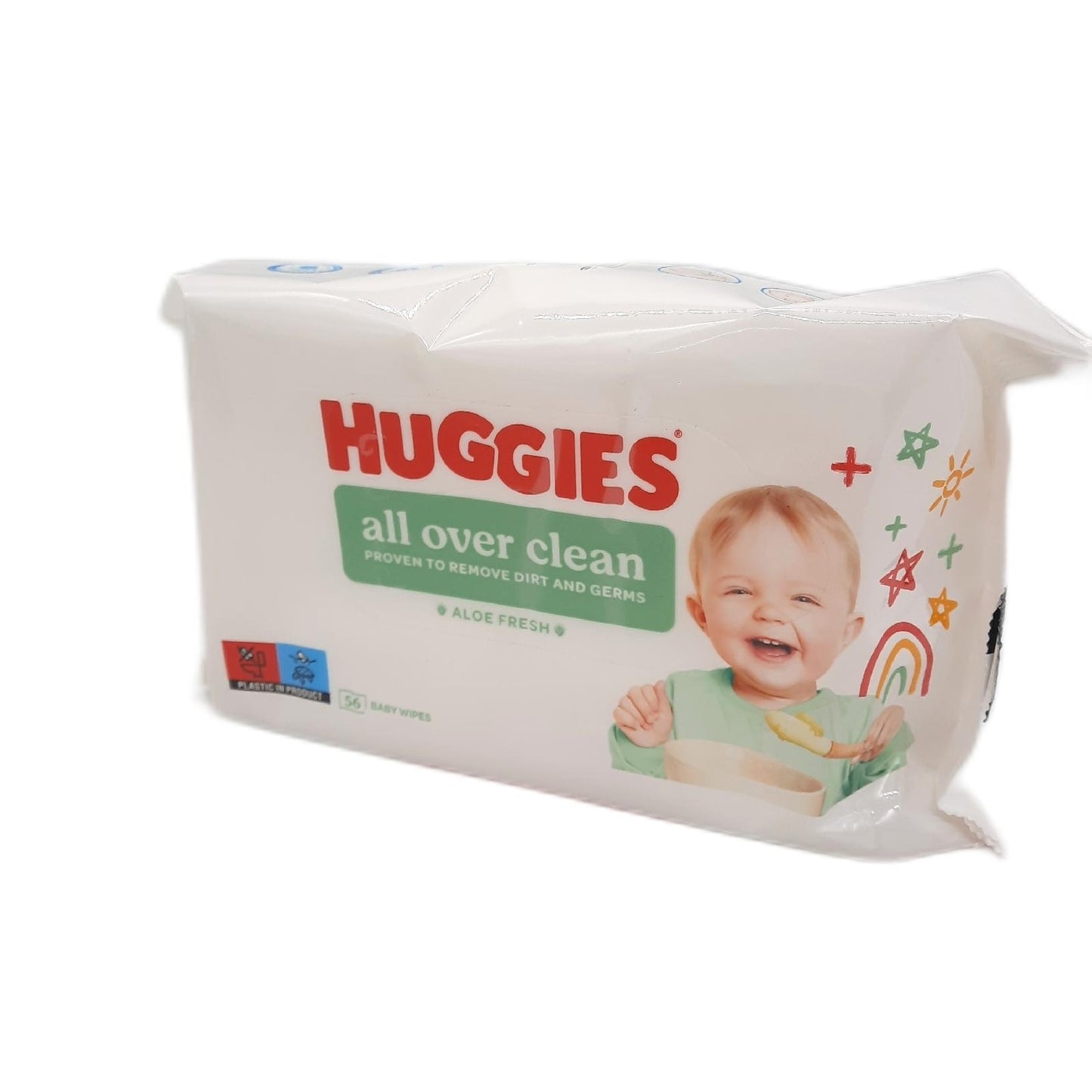 Huggies Baby-Feuchttücher All Over Clean den ganzen Körper Dezent frisch 10 x 56