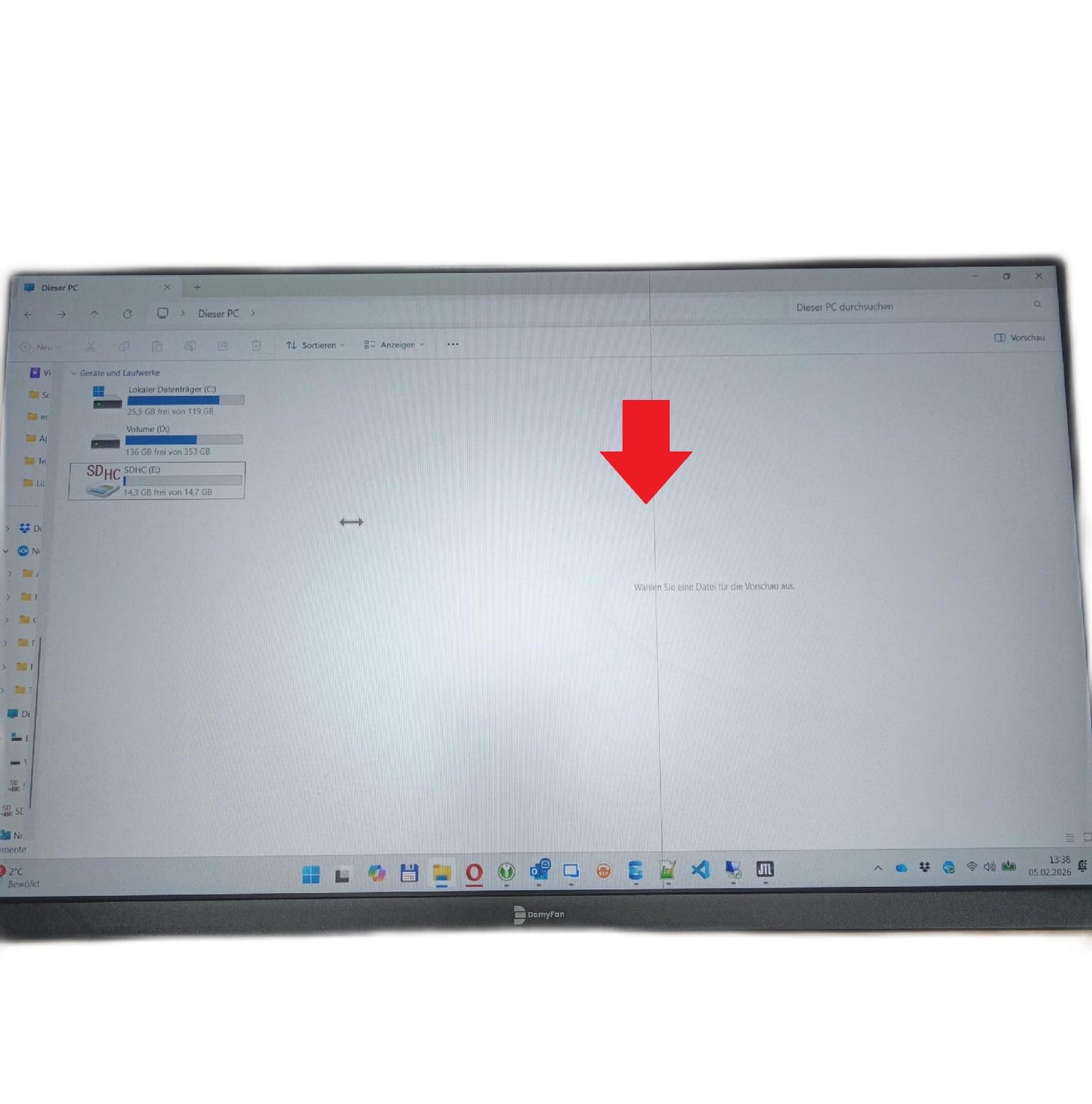 domyfan Monitor Bildschirm Erweiterung Tragbarer Monitor 156 Zoll FHD 1080P IPS